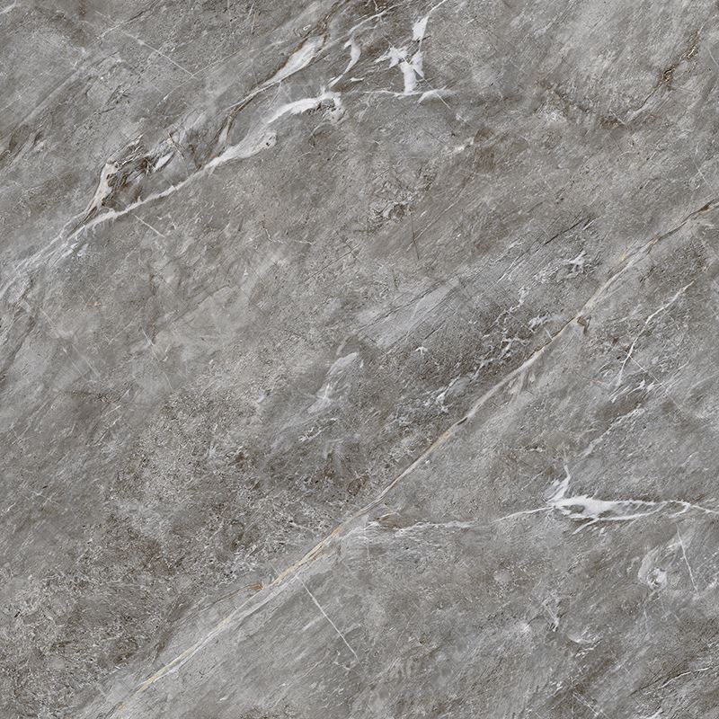 Gucci Grey- Dark Grey Glossy Marble Tile