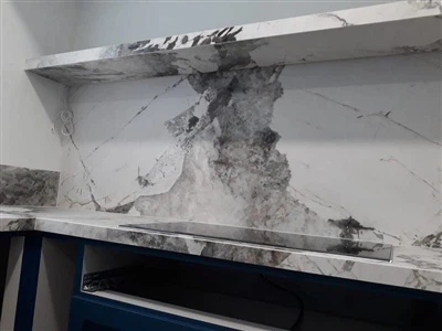 Marble Backsplash Bathroom in Singapore