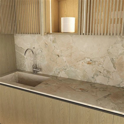 Breccia Aurora Natural-Beige Countertop